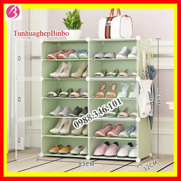 [Mẫu mới] Tủ nhựa để giày dép-Tủ nhựa để giày thông minh -tủ nhựa để giày kiểu mới 12 ô