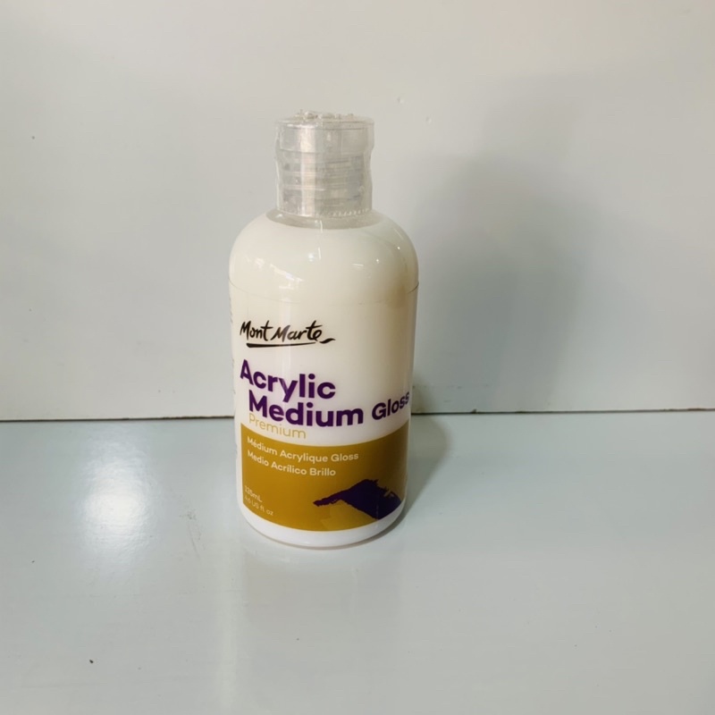 Phủ bóng tranh, phủ bóng đất sét Mont Marte Acrylic Medium Gloss/ Matte 135ml