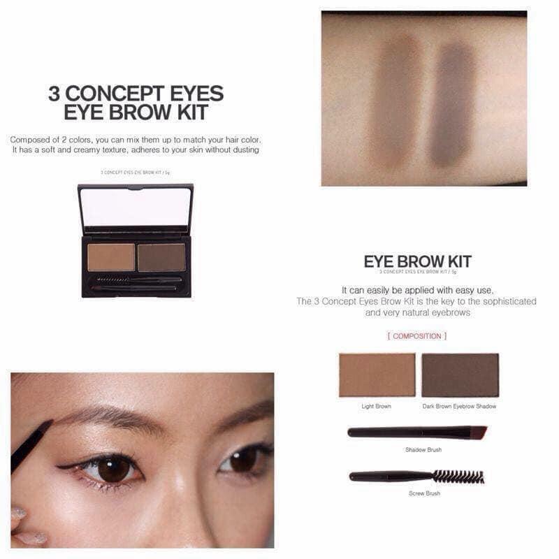 BỘT TÁN CHÂN MÀY 3CE STYLENANDA EYEBROW KIT