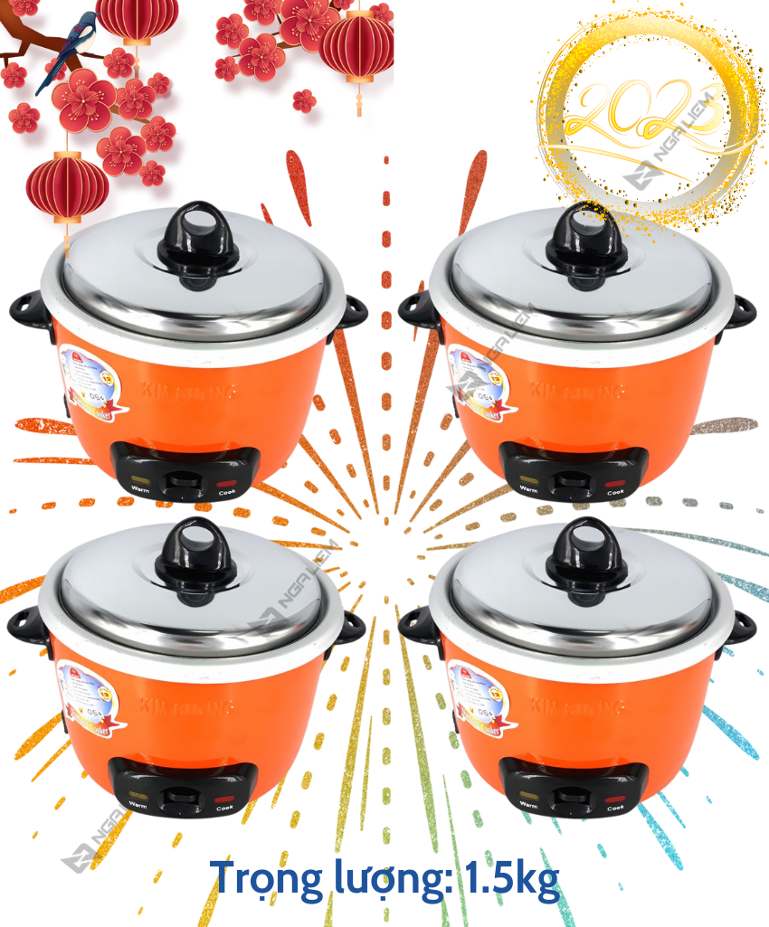 Nồi Cơm Điện 0.8 lít Kim Cương (Nắp rời)