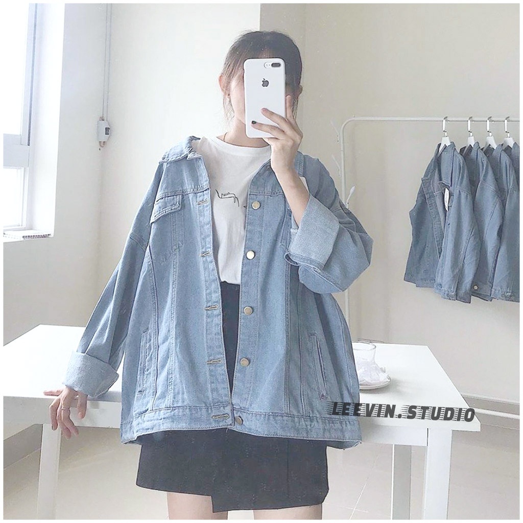 BÁO GIÁ ÁO NGỰC NỮ SPERANZA MÀU ĐEN SPA8837 (STORE 5703) | Shopee Lazada Sendo Tiki mới nhất 16 Áo Khoác Nữ Jean UNISEX Form Rộng Nam Nữ Màu Xanh và Đen - Áo khoác bò nữ form rộng suông Leevin Store