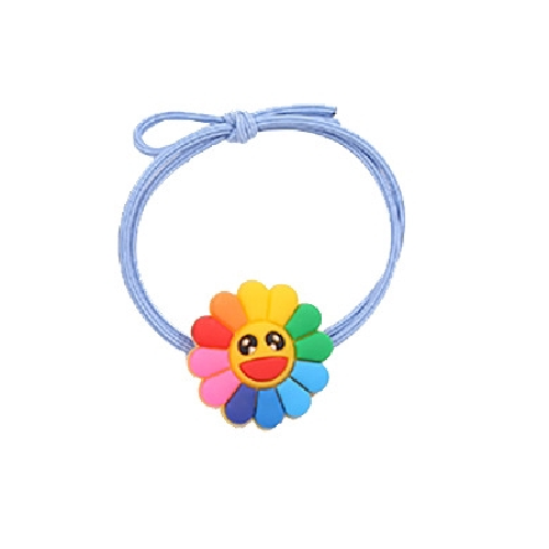 5 PCs solar flower hair band PK - HMT