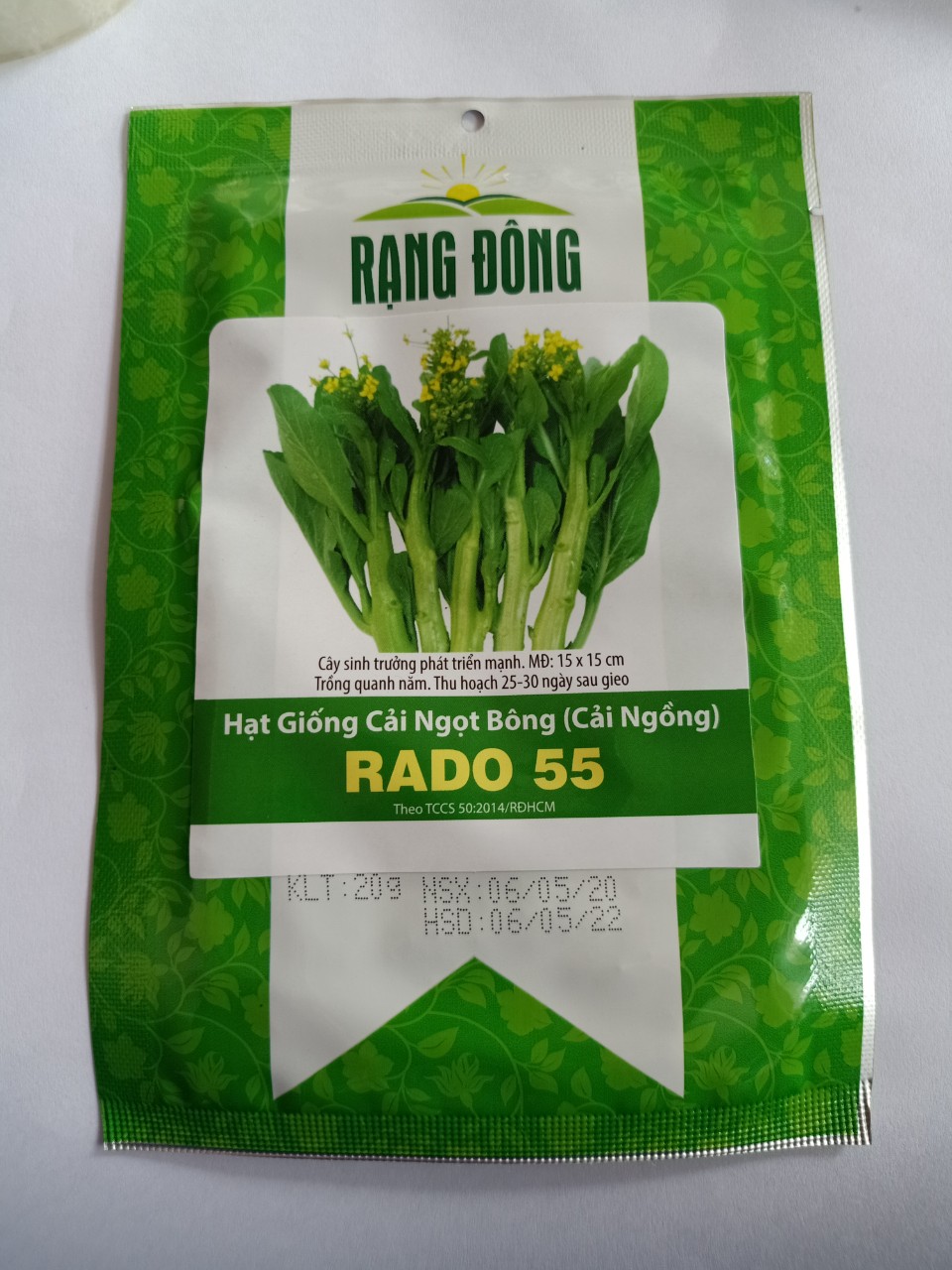 Hạt giống cải ngồng ăn bông Rạng Đông