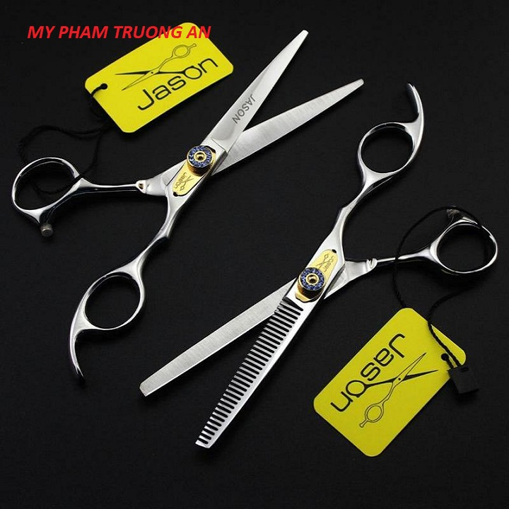 Bộ 2 kéo cắt tỉa tóc jason cao cấp 6.0 inch