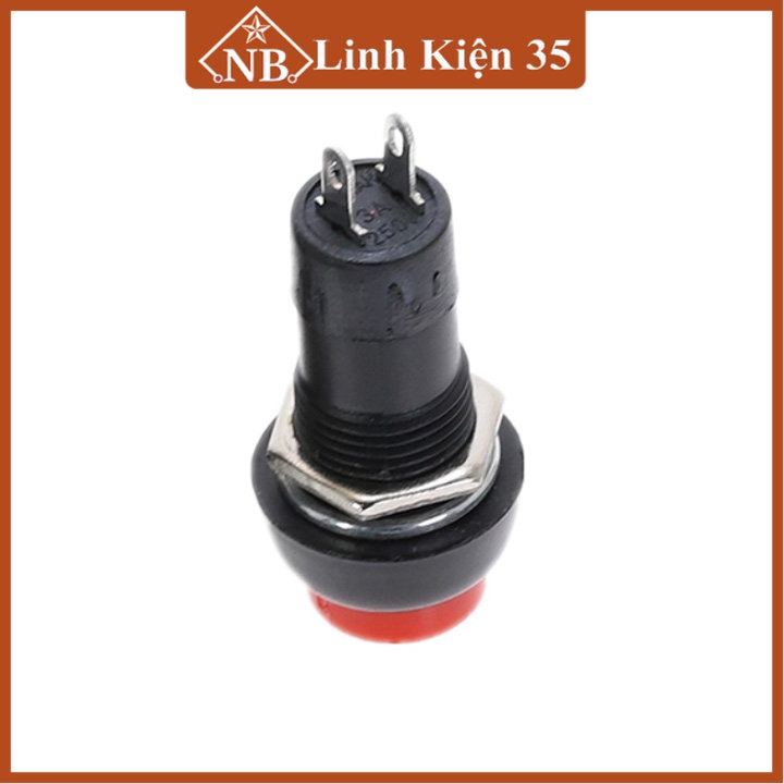 1 Nút nhấn đề 3A-250VAC không giữ trạng thái ( nhấn nhả )