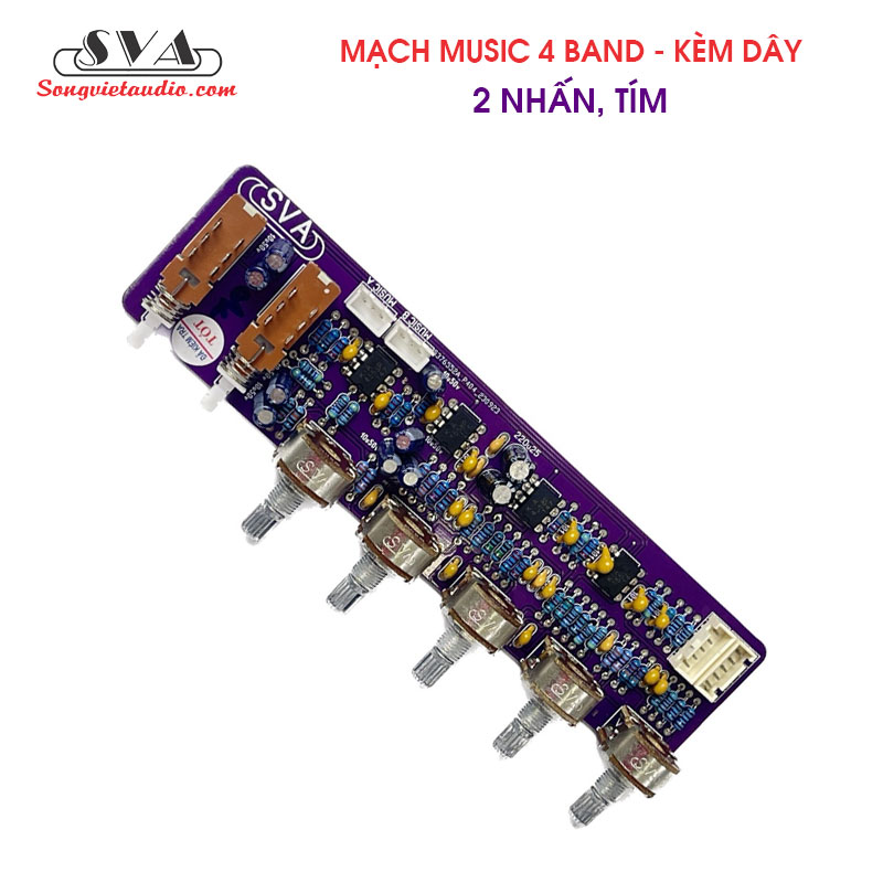 MẠCH MUSIC 4IC 4 BAND - KÈM DÂY