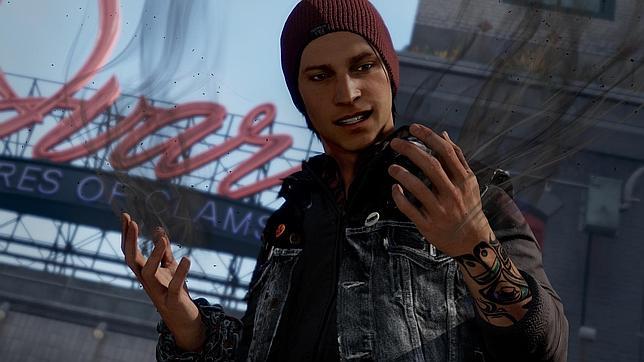 Đĩa game PS4 inFamous Second Son.