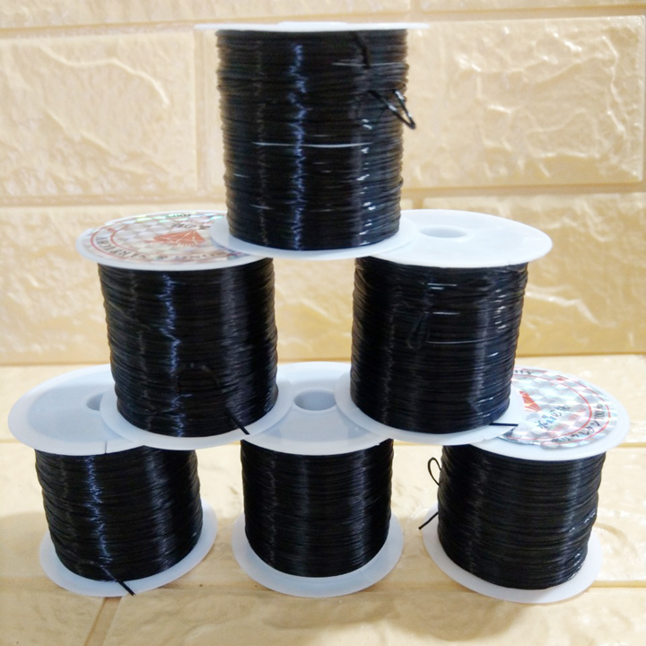 [HCM]1 cuộn 10m Dây thun co giản sỏ hạt làm vòng 0.3ly