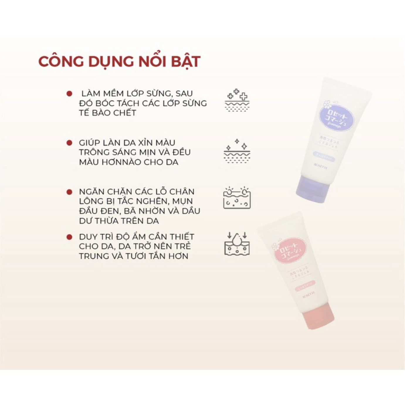 Tẩy Tế Bào Chết Rosette Gommage 180G
