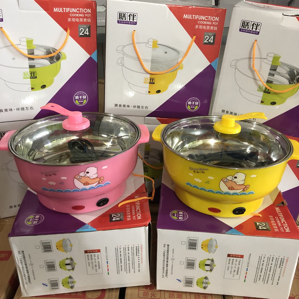 [Freeship ] Nồi Lẩu Điện Đa Năng Size Đại 28cm