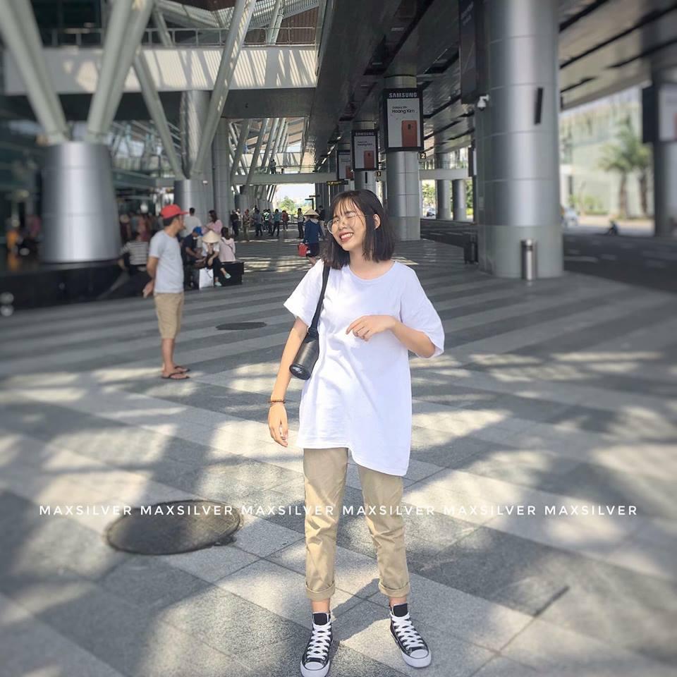 [HCM]VIDEO THẬT - quần ống xuông basic pants chất liệu kaki ( hình thật cuối )