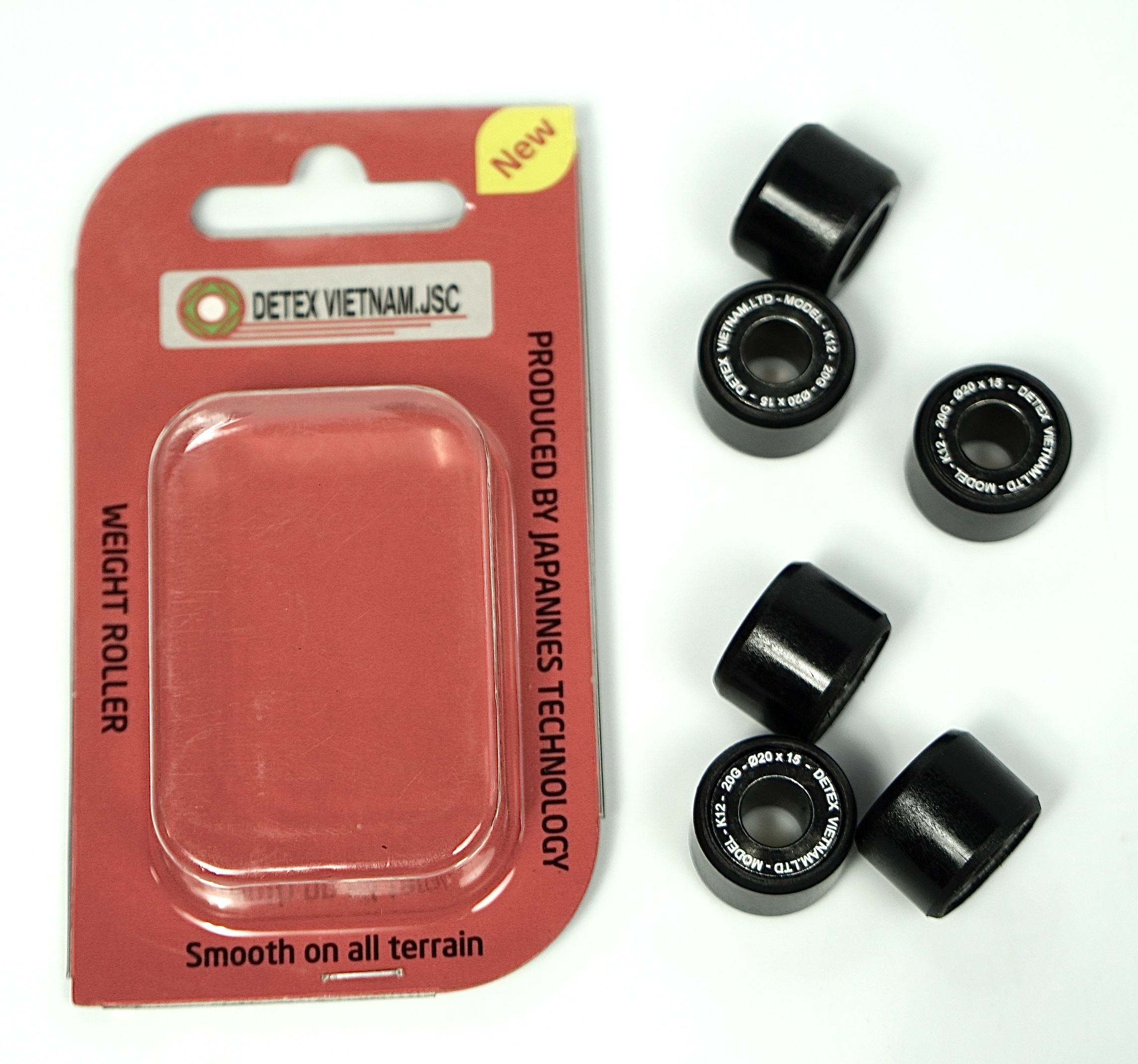 Bi côn/bi nồi xe máy Detex Lead 125 (đen)