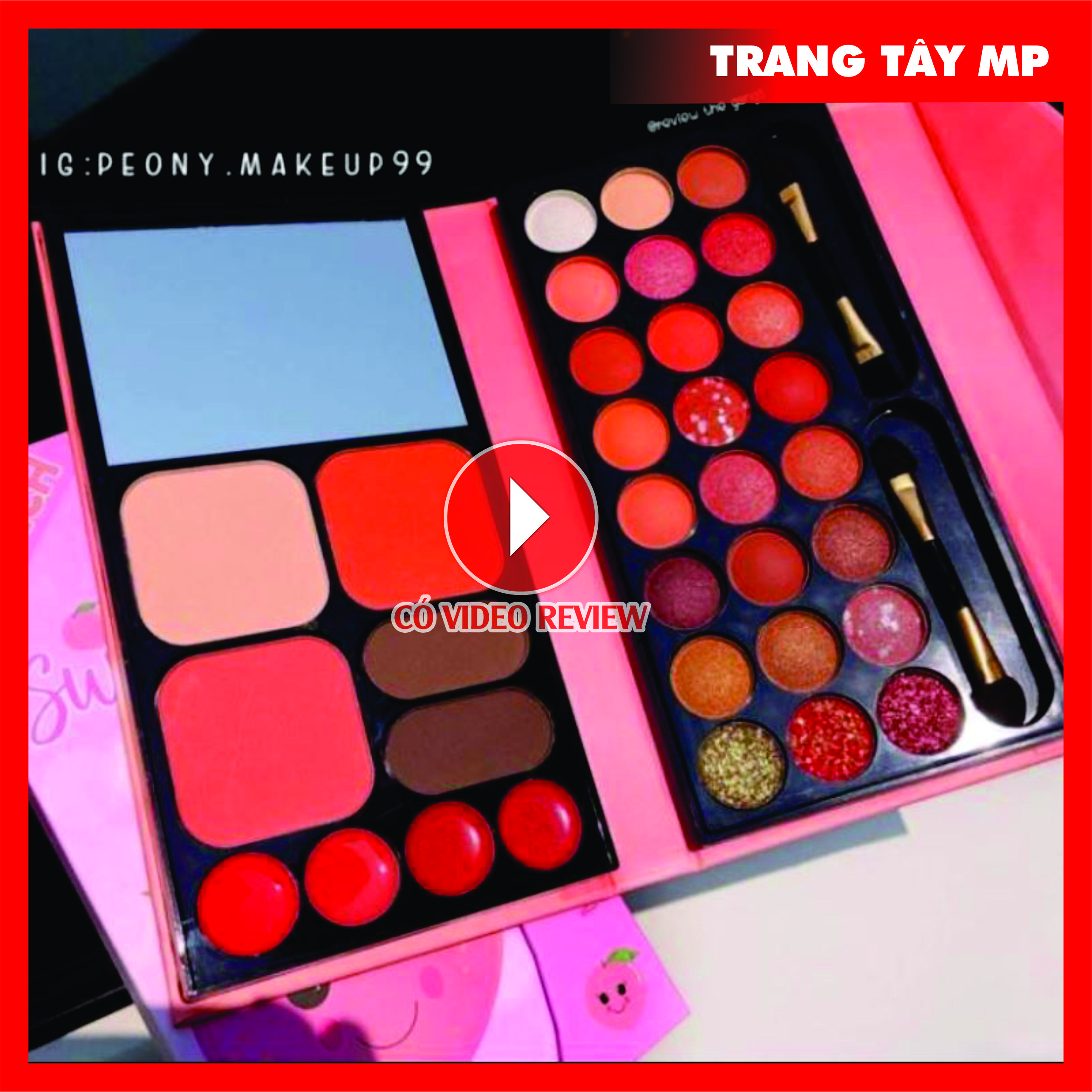 Bảng phấn bóp ANYLADY PEACH