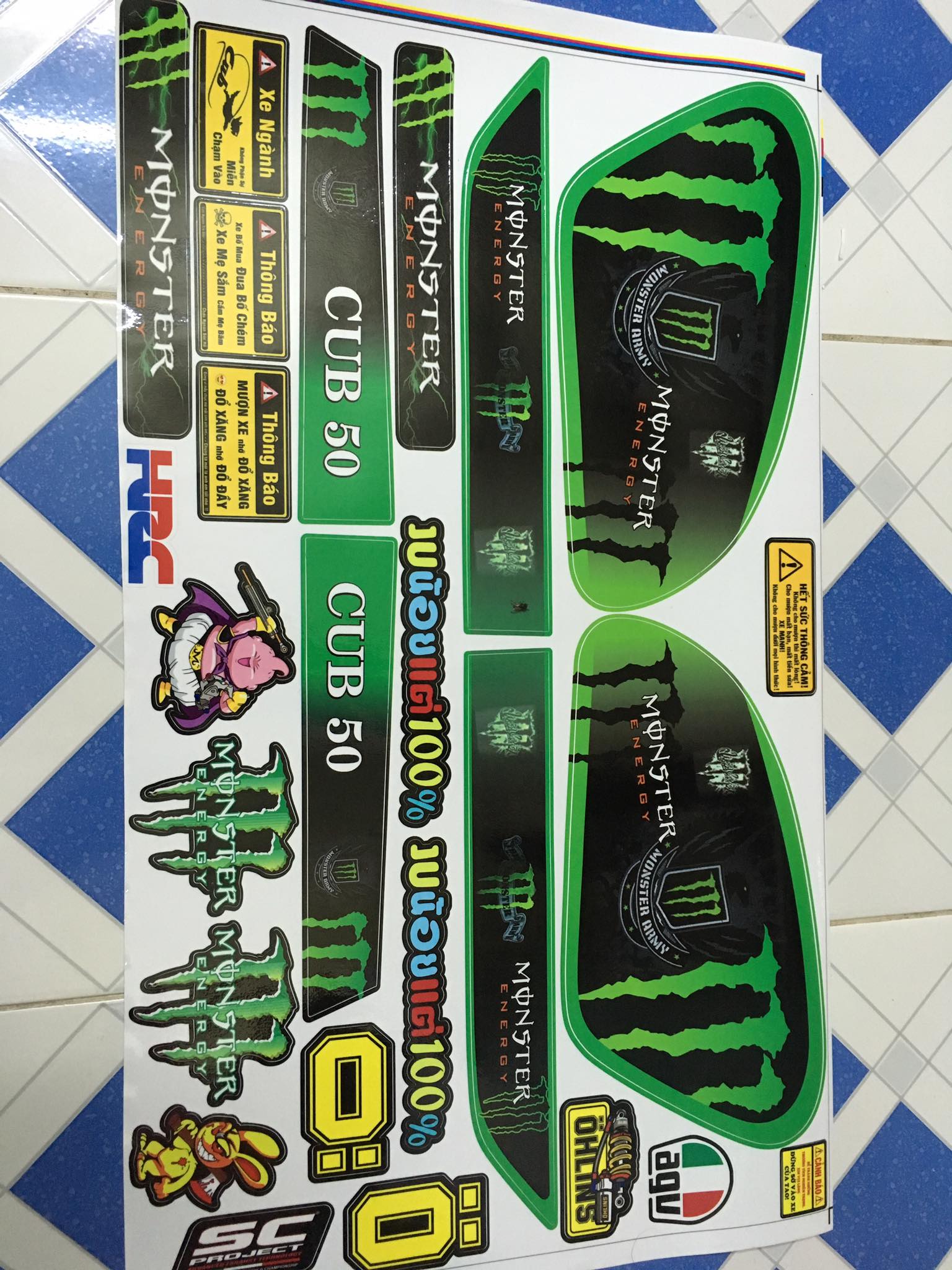[HCM]TEM RỜI CUB 81 CŨ MONSTAR