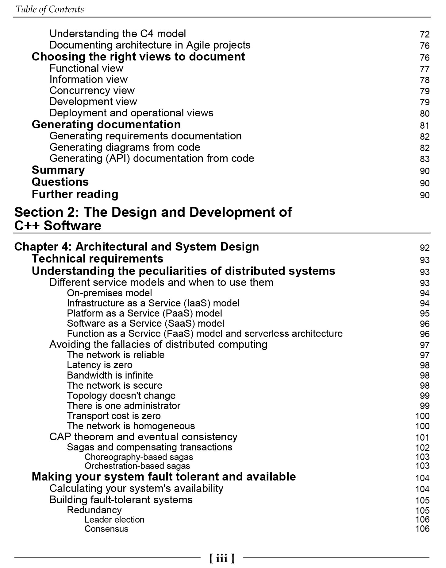 Software Architecture with C++