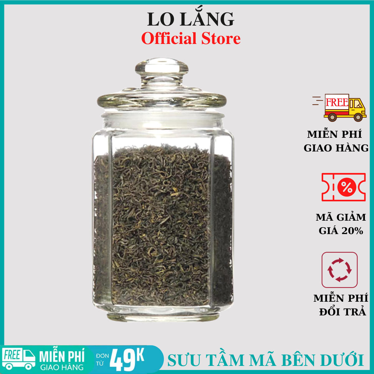HỦ THỦY TINH NẮP BẰNG 550 ML GIA VỊ , HẠT DƯA , DỰNG THỰC PHẨM, RON CAO SU ĐẬY KÍN DỂ VỆ SINH