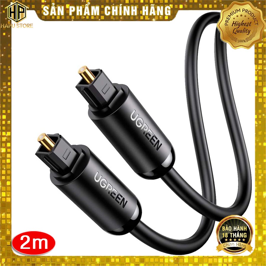 Cáp âm thanh chuẩn quang optical toslink  Ugreen AV122 - Hapustore