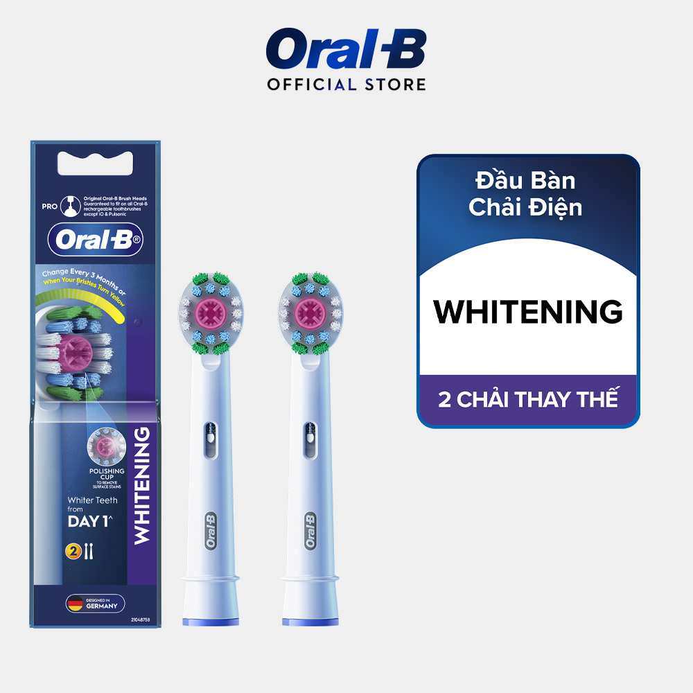 Đầu Bàn Chải Điện Oral-B Whitening (2 cái)