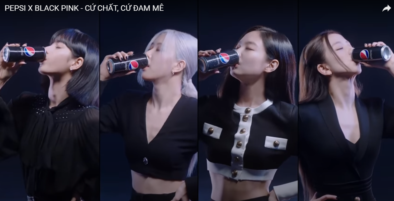 ""Hàng sưu tầm "" Pepsi Không Calo x Blackpink Phiên Bản Giới Hạn