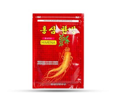 Combo 2 gói cao dán nhân sâm đỏ himena giảm đau nhứt hiệu quả