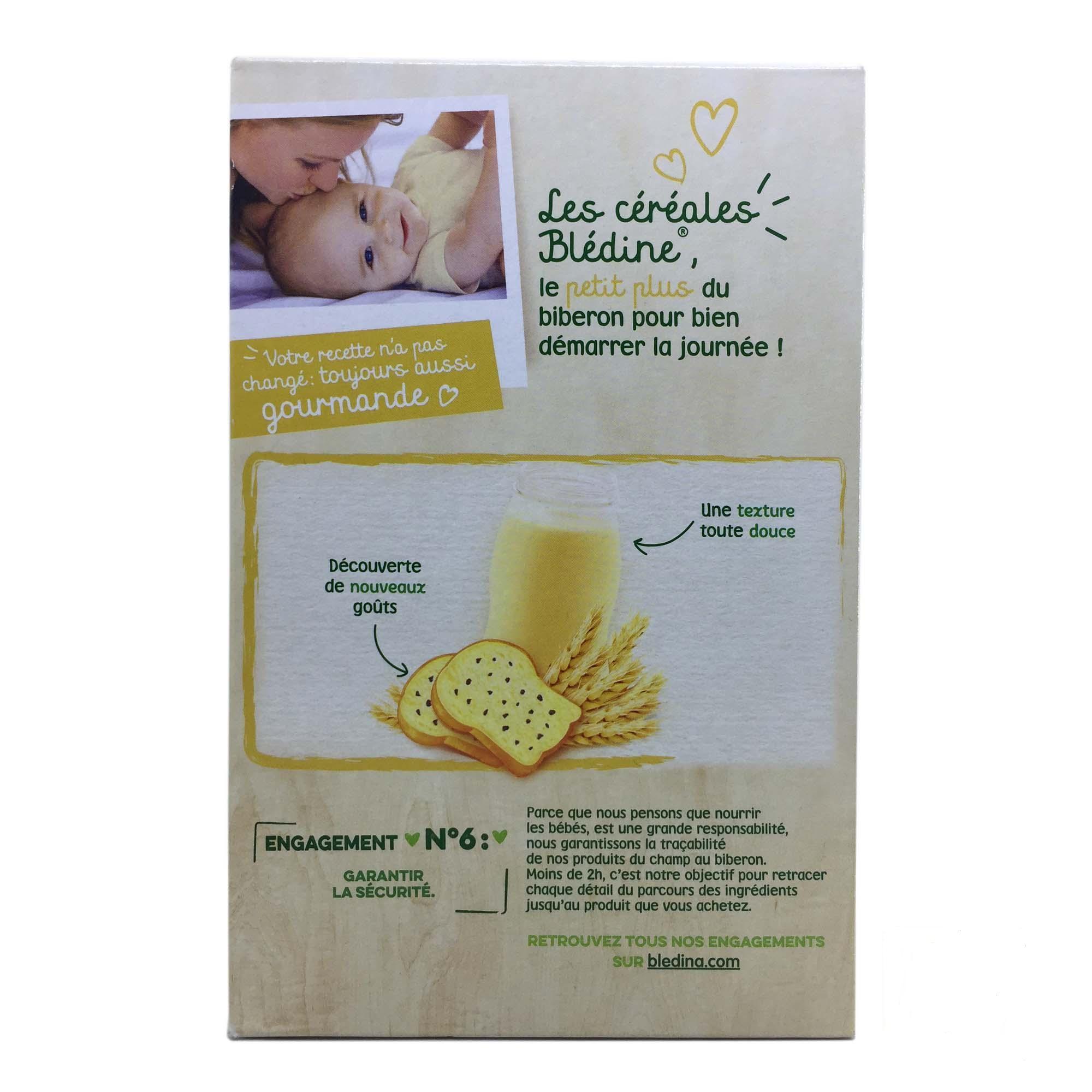 [HCM]Bột Lắc Sữa Blédine Vị Bánh Mì 400g 15m+