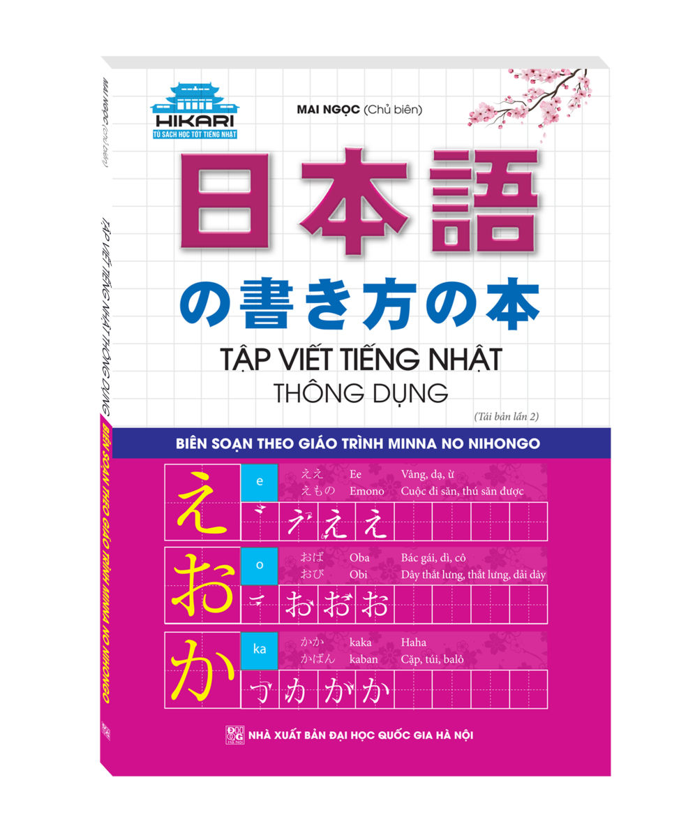 Tập viết tiếng Nhật thông dụng