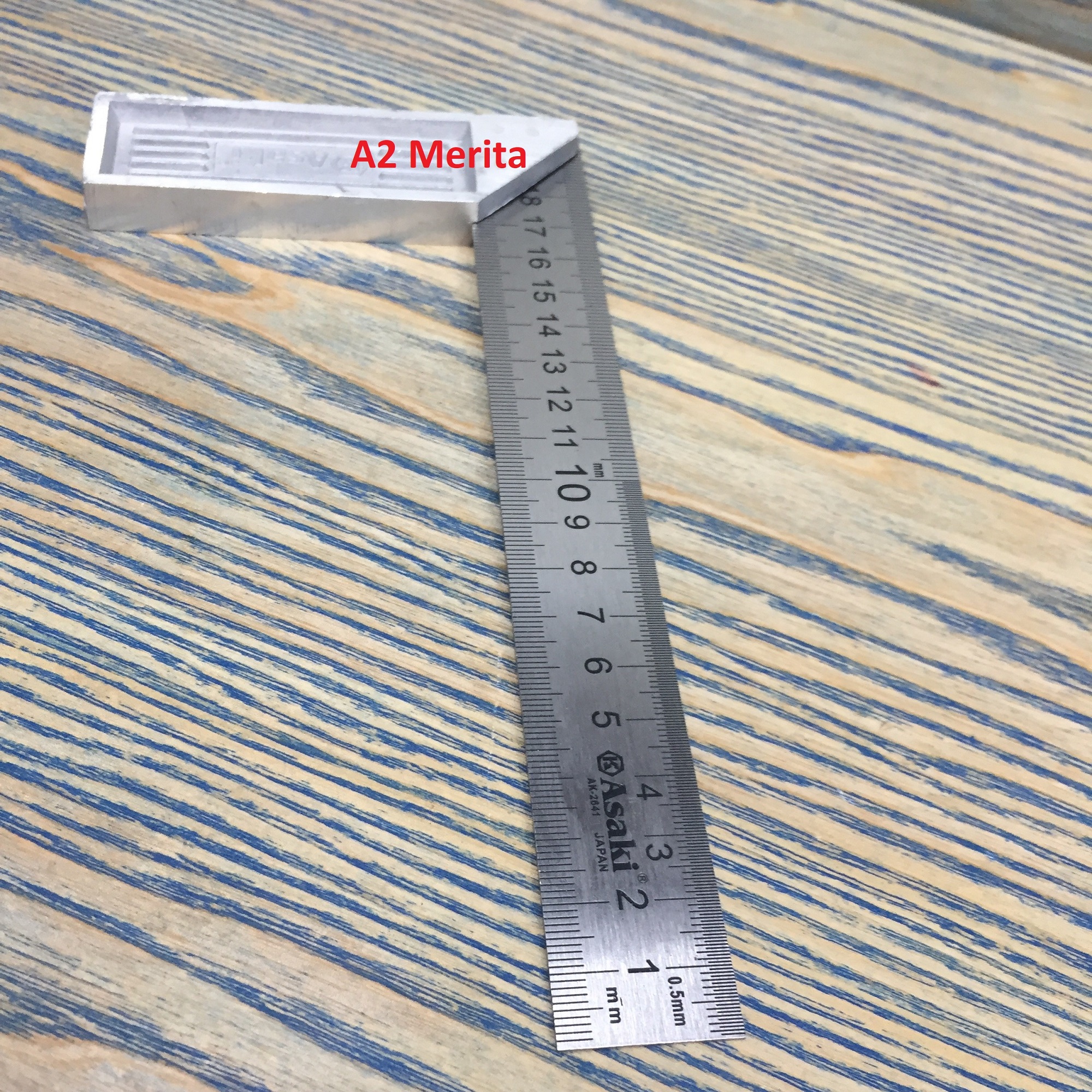 Thước Eke mộc 200mm Asaki AK-2641