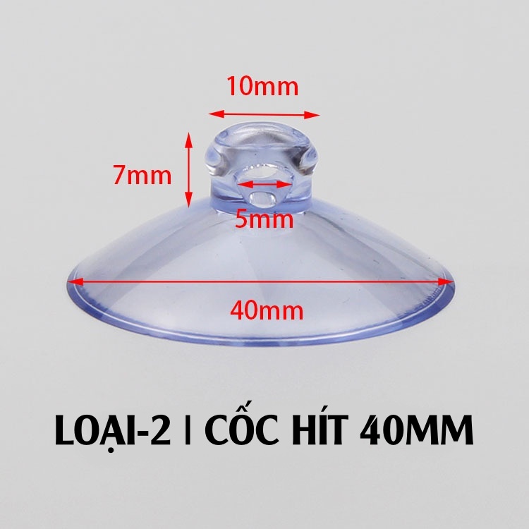 Nút Hít Kính | Cốc Hút kính | Núm Nhựa Hít Kính Các Loại