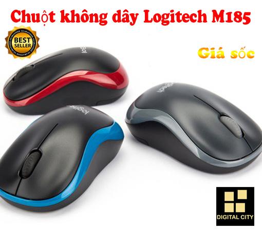 Chuột không dây Logitech M185 - Đẳng cấp game thủ.