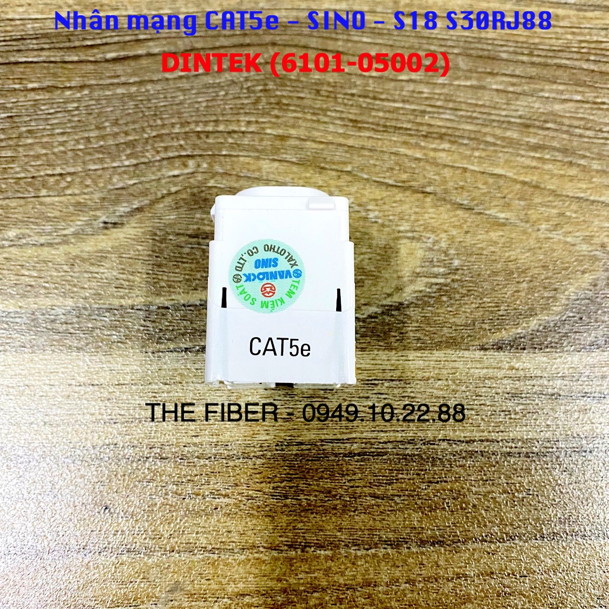 Hạt ổ cắm mạng CAT5e SINO Vanlock S30RJ88
