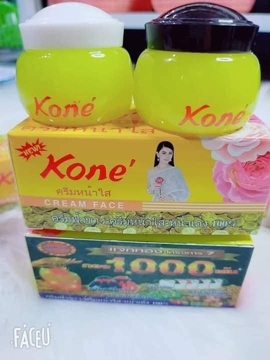 bộ kem mụn kone cặp ngày đêm(vàng cho da mụn)