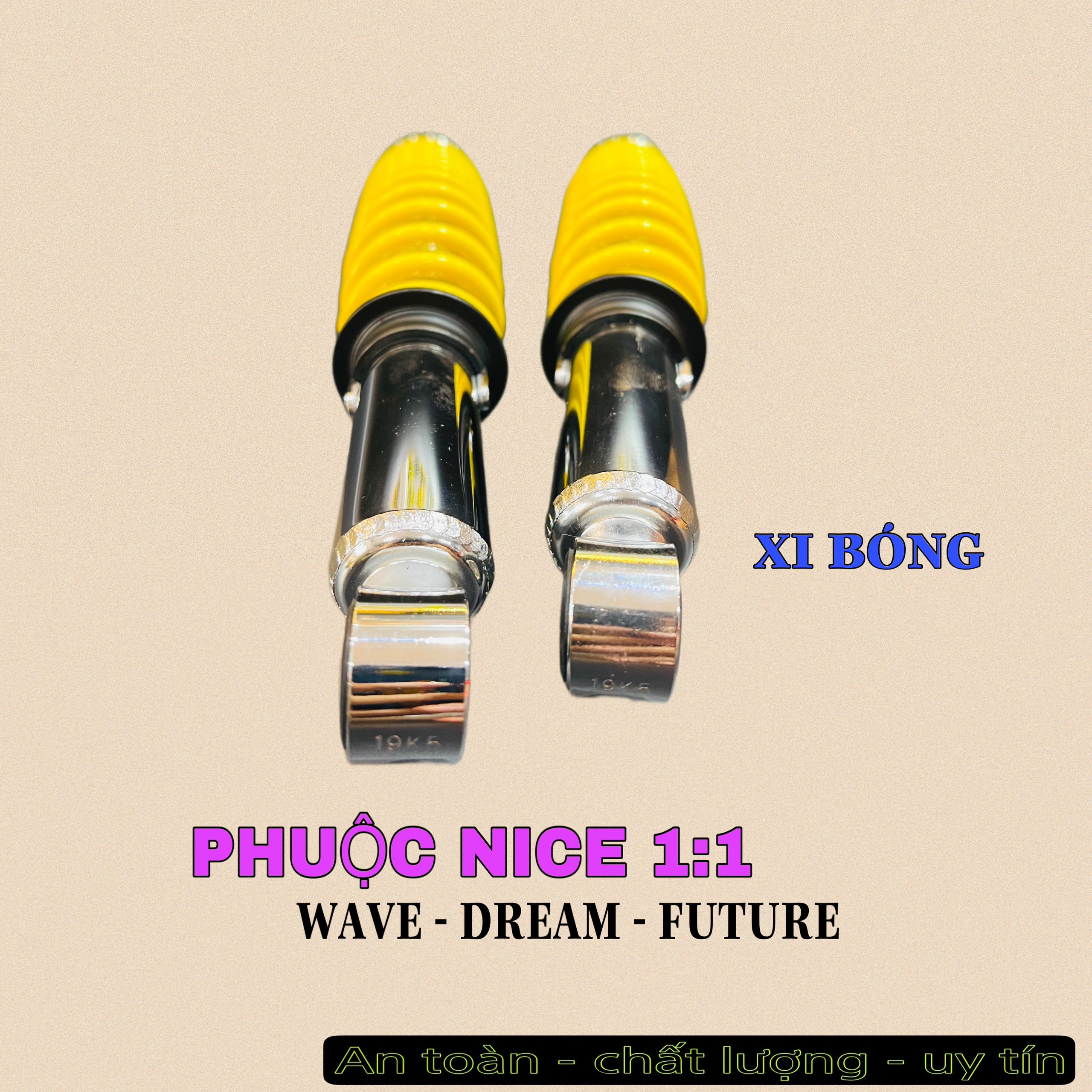 Phuộc NICE 1:1 WAVE, DREAM, FUTURE chuẩn như zin