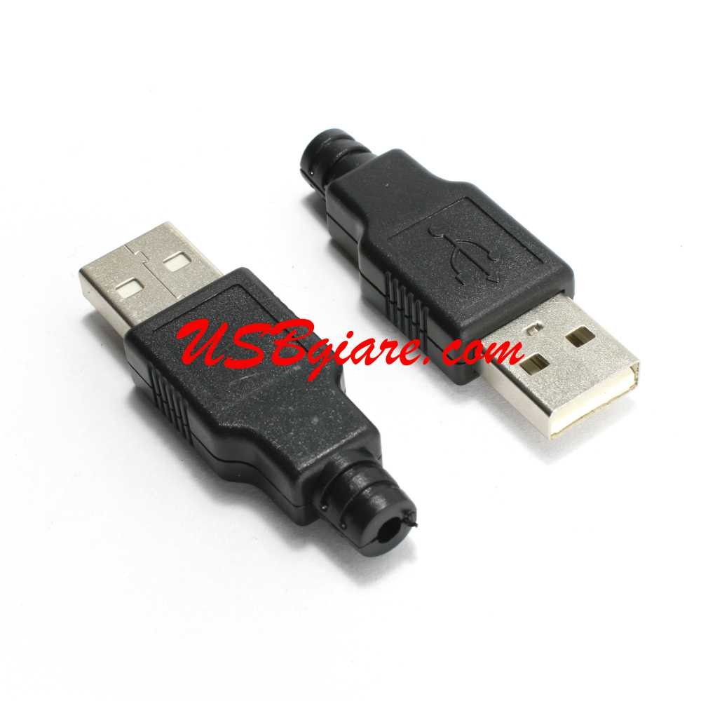 Đầu hàn usb đực có vỏ