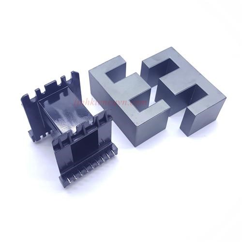 Lõi biến áp xung EE70B vuông nằm (9+9)