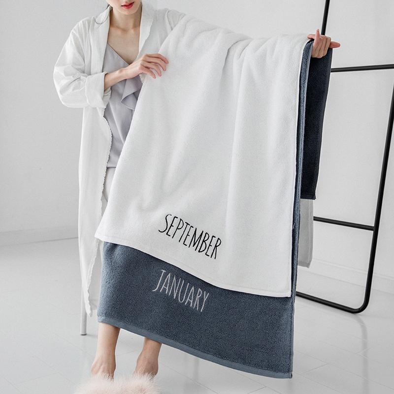 Khăn Tắm 100% Cotton Người Lớn Mềm Mại Siêu Hút Nước Của Nam Giới Và Phụ Nữ Nhanh Khô Cá Tính Mà 100% Cotton Cỡ Đại Vài Kiểu Hàn Quốc Khăn Mặt