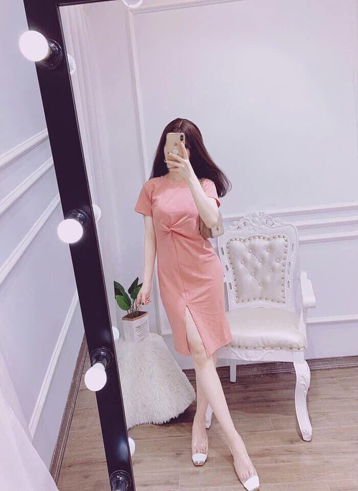 Váy xoắn eo xinh đẹp