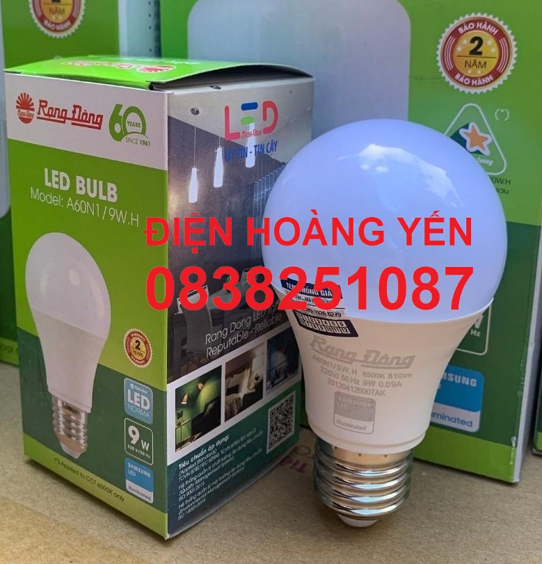 Bóng led bulb 9w rạng đông