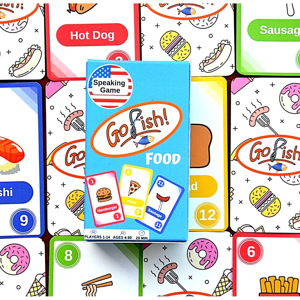GO FISH GAME " FOOD"