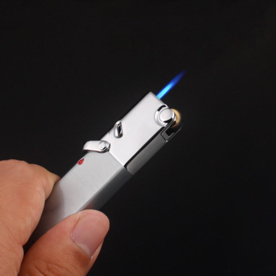 Hộp Quẹt Bật Lửa Khò 1 Tia Gas Đá Aomai 365 (Màu Ngẫu Nhiên)