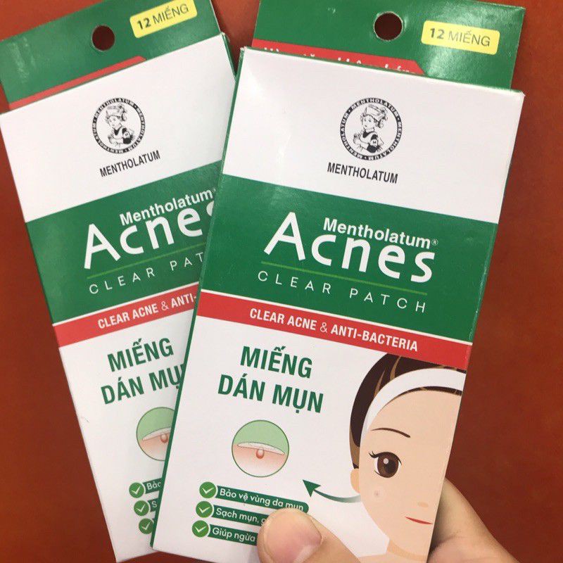 🎊Miếng dán mụn Acnes Clear Patch Hộp 24 miếng🎀