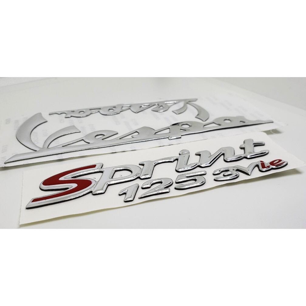 TEM XE VESPA SPRINT 125 3Vie BẠC