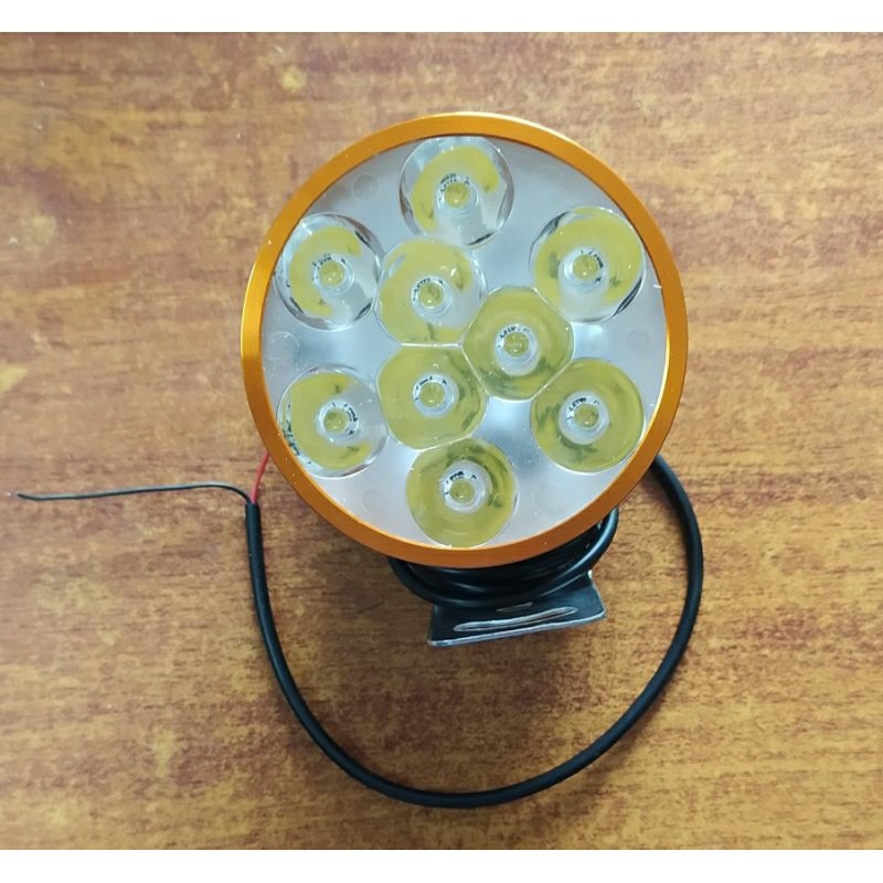 Đèn pha Led siêu sáng 9 bóng ( 12v-72v )