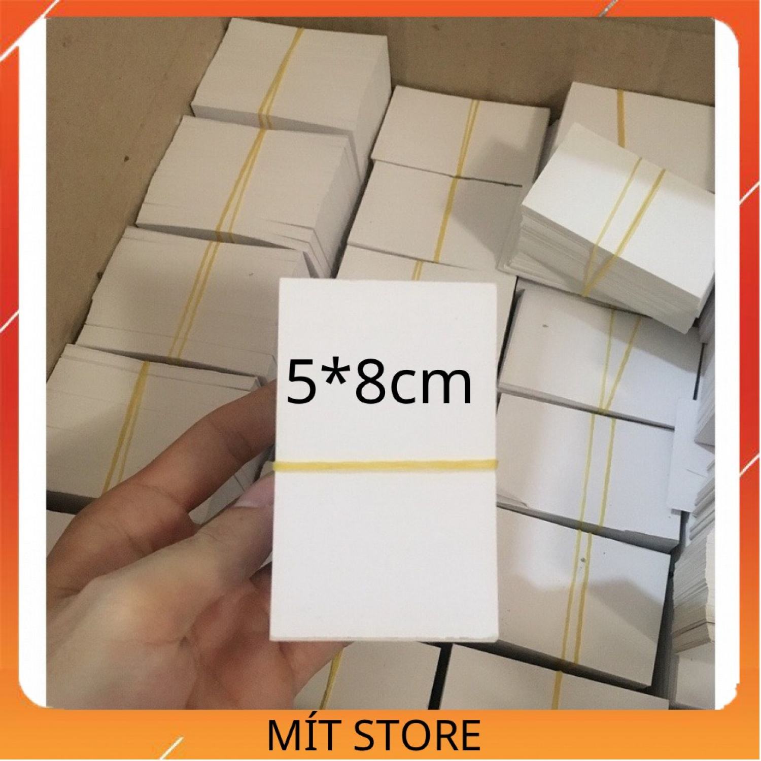 Thẻ flashcard trắng, combo thẻ flashcard học từ vựng (5x8cm)
