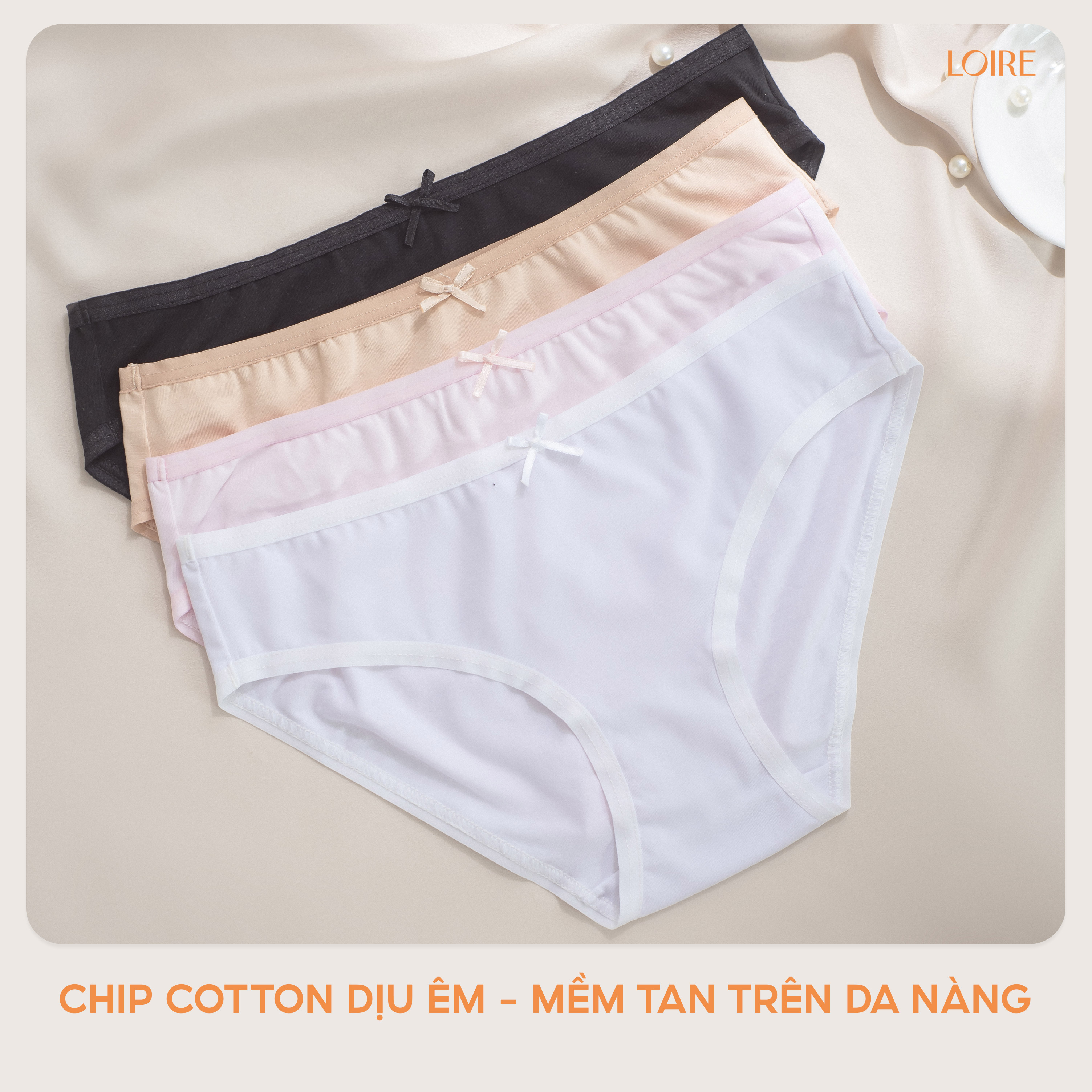 Quần Lót Cotton Cơ Bản Loirechic QLBK16