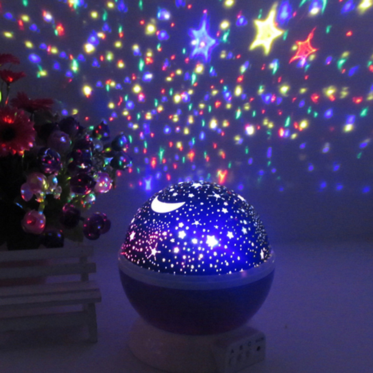 ĐÈN CHIẾU SAO STAR MASTAR LÃNG MẠNG - ĐÈN LED CHIẾU SAO TRANG TRÍ PHÒNG NGỦ - ĐÈN NGỦ CHIẾU SAO PHÁT SÁNG LUNG LINH