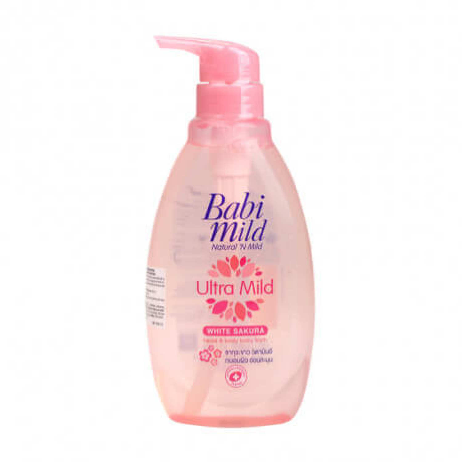 Sữa tắm gội trẻ em babi mild white sakura