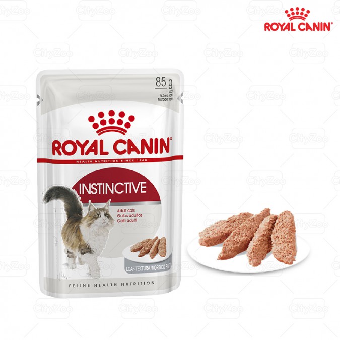 Pate ROYAL CANIN INSTINCTIVE cho mèo lớn (Gravy/Jelly/Loaf) 85gr - [Nông Trại Thú Cưng]