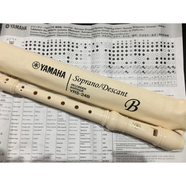 Sáo recorder Yamaha ( Nhiều màu )-Hàng chính hãng