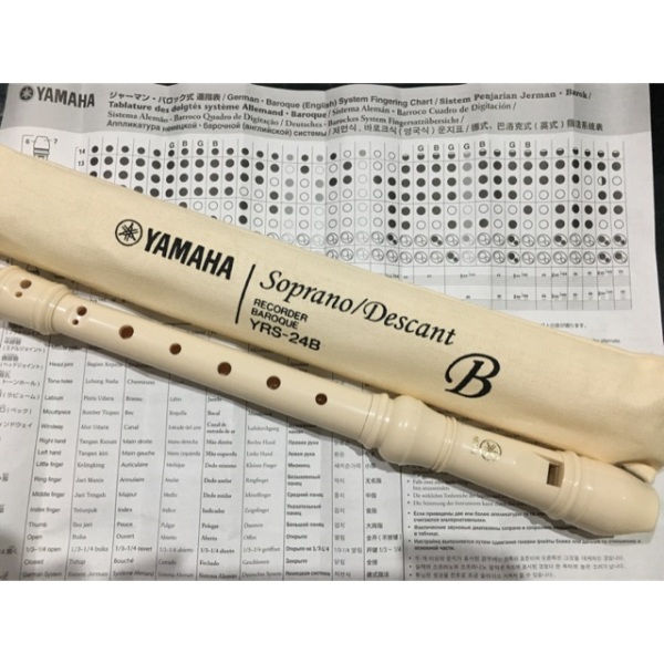 Sáo Dọc Recorder Yamaha Soprano YRS-24B chính hãng