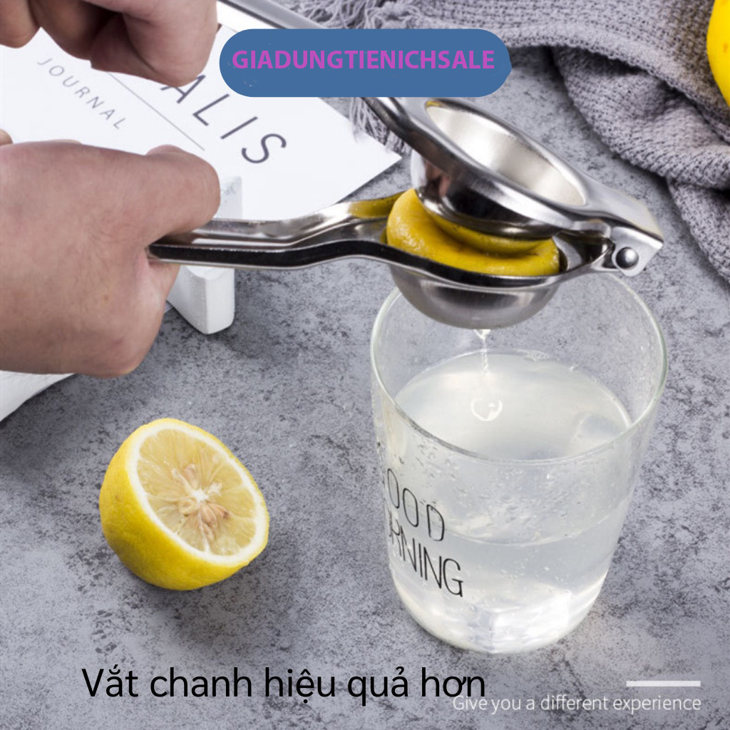 Dụng Cụ Vắt Chanh Inox (Kẹp Vắt Chanh)